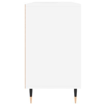 Stylish White Bathroom Cabinet - 80x33x60 cm