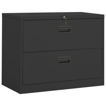 Filing Cabinet Anthracite 90x46x72.5 cm Steel - Durable & Stylish