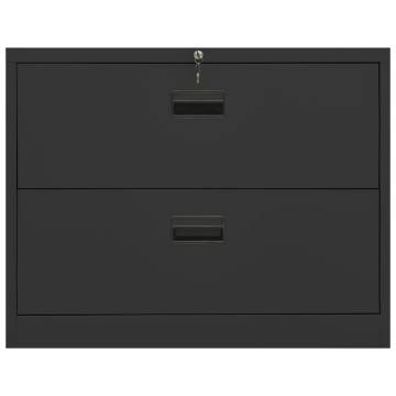 Filing Cabinet Anthracite 90x46x72.5 cm Steel - Durable & Stylish