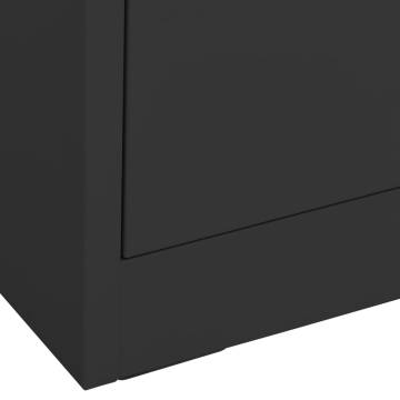 Filing Cabinet Anthracite 90x46x72.5 cm Steel - Durable & Stylish