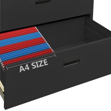 Filing Cabinet Anthracite 90x46x72.5 cm Steel - Durable & Stylish