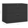 Filing Cabinet Anthracite 90x46x72.5 cm Steel - Durable & Stylish