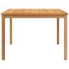 Garden Dining Table 110x110 cm - Solid Teak Wood