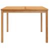 Garden Dining Table 110x110 cm - Solid Teak Wood