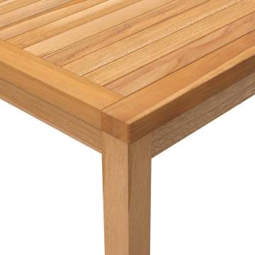 Garden Dining Table 110x110 cm - Solid Teak Wood