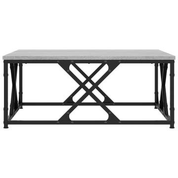 Elegant Grey Sonoma Coffee Table - 70x70 cm | Hipomarket