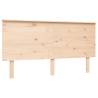 King Size Solid Wood Bed Frame with Headboard - HipoMarket