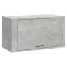 Wall-Mounted Shoe Cabinet Concrete Grey | 70x35x38 cm