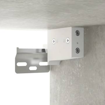 Wall-Mounted Shoe Cabinet Concrete Grey | 70x35x38 cm