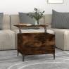 Smoked Oak Coffee Table with Lift-Top - Stylish & Functional