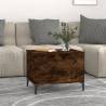 Smoked Oak Coffee Table with Lift-Top - Stylish & Functional