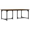 Elegant Brown Oak Coffee Table - 90x50x35 cm | Hipomarket