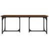 Elegant Brown Oak Coffee Table - 90x50x35 cm | Hipomarket