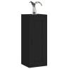 Elegant Wall Mounted Cabinet - Black 34.5x34x90 cm