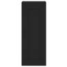 Elegant Wall Mounted Cabinet - Black 34.5x34x90 cm