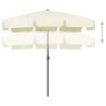 Beach Umbrella Sand Yellow 200x125 cm - UV Protection