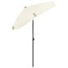 Beach Umbrella Sand Yellow - UV Protected 180x120 cm