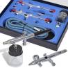 Professional Airbrush Set with 2 Spray Guns for Versatile Art