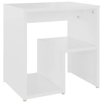 Stylish Bed Cabinet White - 40x30x40 cm Engineered Wood