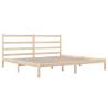 Super King Size Solid Wood Pine Bed Frame - 180x200 cm