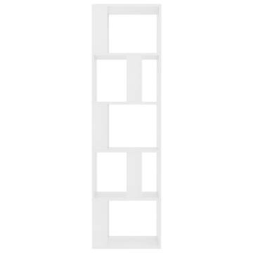 Book Cabinet/Room Divider - White 45x24x159 cm | Hipo Market