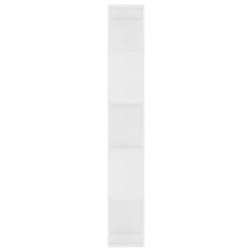 Book Cabinet/Room Divider - White 45x24x159 cm | Hipo Market