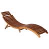 3 Piece Sunlounger Set with Tea Table - Solid Acacia Wood