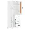 Highboard High Gloss White - Stylish Storage Solution