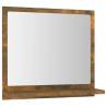 Bathroom Mirror Smoked Oak 40x10.5 cm | Stylish & Practical