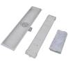 Linear Shower Drain Set - 630x140 mm Stainless Steel