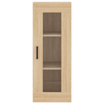 Stylish Highboard Sonoma Oak - 34.5x34x180 cm | Hipomarket