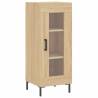 Stylish Highboard Sonoma Oak - 34.5x34x180 cm | Hipomarket