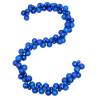 Blue Christmas Balls Garland - 175 cm Shatterproof Decor