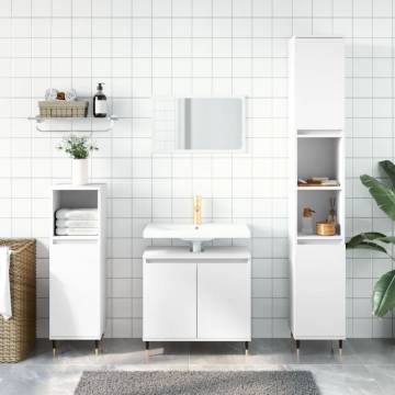 3 Piece Bathroom Cabinet Set | Stylish & Practical Storage