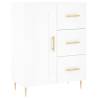 Stylish Highboard White - 69.5x34x180 cm Engineered Wood