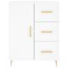 Stylish Highboard White - 69.5x34x180 cm Engineered Wood