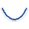 Blue Christmas Balls Garland - 175 cm Shatterproof Decor