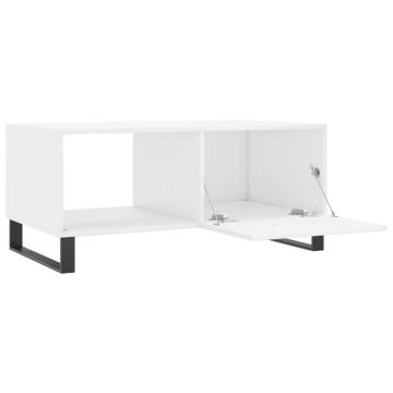 High Gloss White Coffee Table - Elegant & Stylish Design