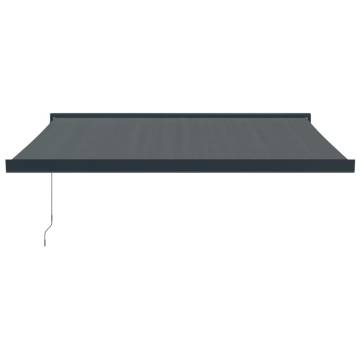 Retractable Awning Anthracite 3.5x2.5m | Durable & Stylish