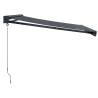 Retractable Awning Anthracite 3.5x2.5m | Durable & Stylish