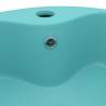 Luxury Matt Light Green Ceramic Wash Basin - 36x13 cm