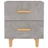 Concrete Grey Bed Cabinets - Scandinavian Style | HipoMarket