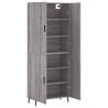 Highboard Grey Sonoma 69.5x34x180 cm - Stylish Storage Solution