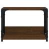 2-Tier Printer Stand in Brown Oak - Organize Your Workspace