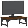 Monitor Stand Brown Oak - Ergonomic Design & Storage | HipoMarket