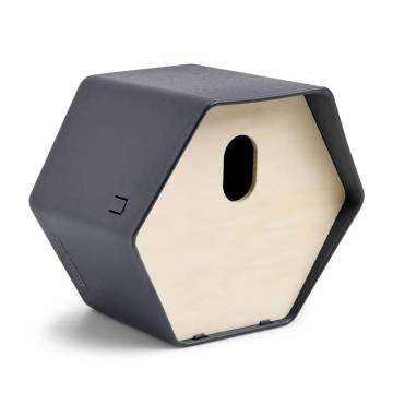 Capi Bird House Hive 2 | 19x23x20 cm Anthracite Nesting Box