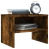 Smoked Oak Bedside Cabinets - 2 pcs | Elegant Storage Solution