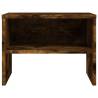 Smoked Oak Bedside Cabinets - 2 pcs | Elegant Storage Solution