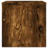 Smoked Oak Bedside Cabinets - 2 pcs | Elegant Storage Solution