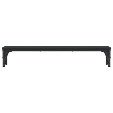 Black Monitor Stand 85x23x15.5 cm - Ergonomic Design